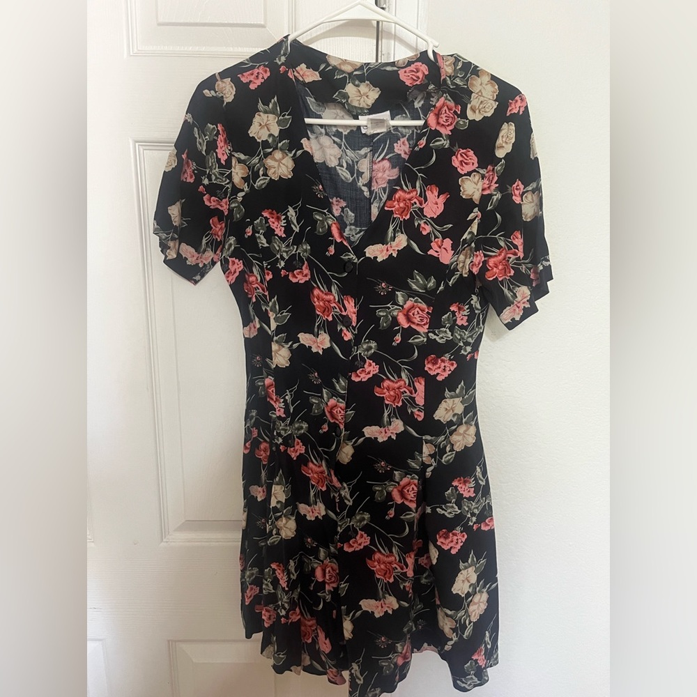 Vintage floral romper